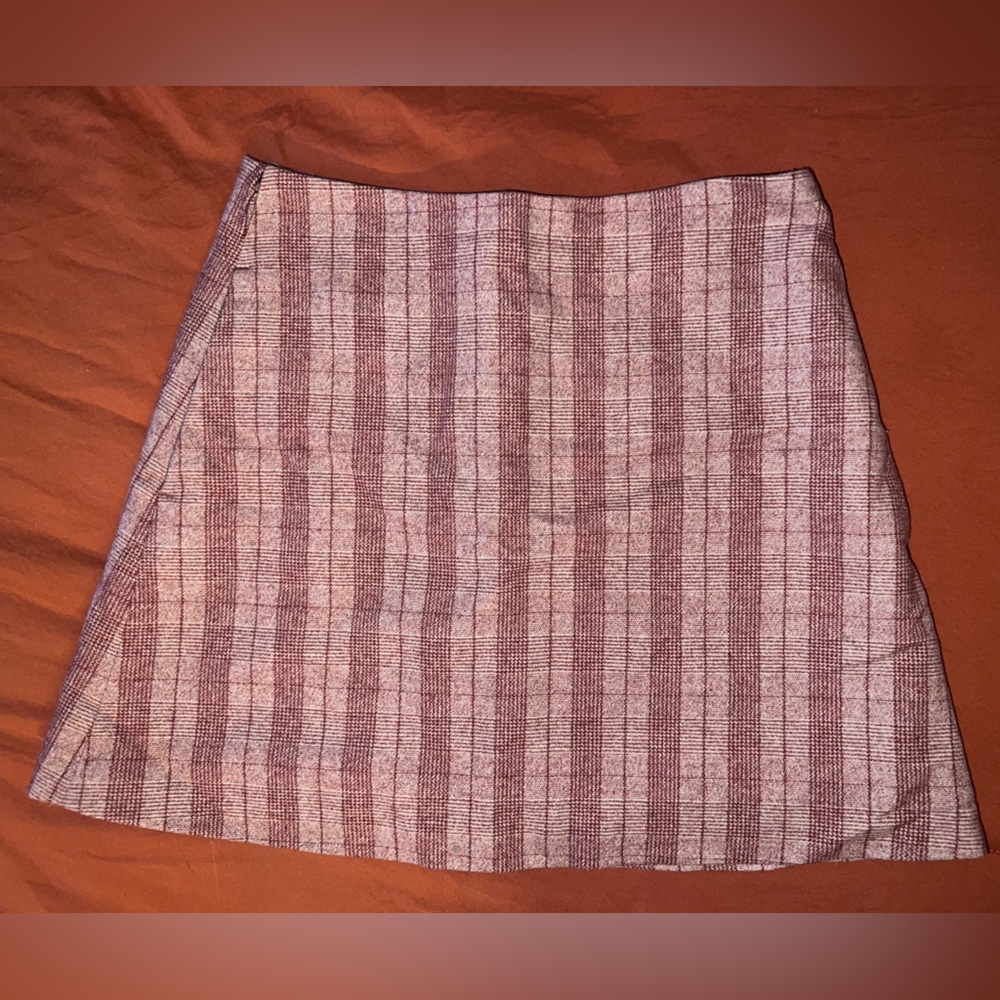 Aritzia pink Tweed skirt
